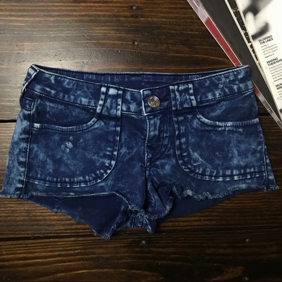 True Religion Pants - True Religion Cutoff concept shorts royal blue 69